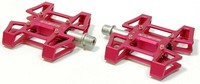 Exustar E-PC 915 MTB BMX Fahrrad Pedale Red Pink DH FX FR Flat Pedal Paar Neu