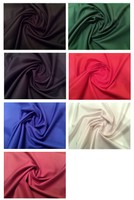 Uni 100% Baumwolle Bohrer Stoff 150cm 149.9cm Breit -sieben Farben- Kleid