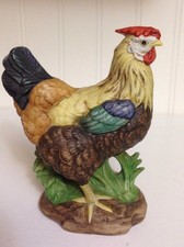Lefton Hand Painted Hen, Chicken, Porcelain Figurine 01083
