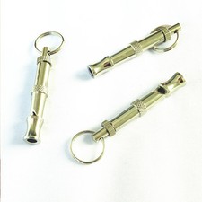 Unique Design Pet Silent Metal Whistle Keychain for Training Obedient Dogs Hot