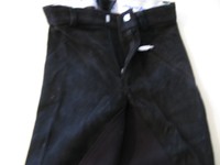 Reithose Cord Marke Wipper schwarz Ganzbesatz Größe 152 