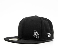 NEW ERA Los Angeles Dodgers Flawless 59Fifty Fitted Cap black - 11168954 NEU