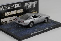 Movie James Bond - Chevrolet Corvette - A view to a kill - 1:43 Ixo Altaya