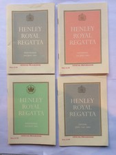 Henley Rowing Regatta Four Official Programmes 2002, 2001 x2, 2000