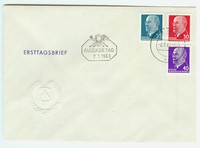 DDR FDC Ersttagsbrief 1963 Walter Ulbricht  Mi.Nr. 934 bis 936