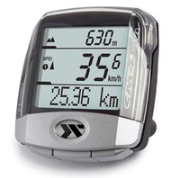 RADCOMPUTER CICLOSPORT CM 4.4A SILBER FAHRRADTACHO HÖHENMESSER OHNE BRUSTGURT