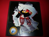 DEL Eishockey-Spieler-Sammelordner 1994/95 vollständig, teils mit Autogrammen