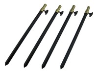 Bank Stick ALU 50-90cm !! 4 Stück !! Bankstick Banksticks Rutenhalter Rod Pod 