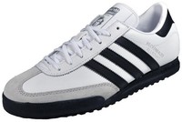ADIDAS ORIGINALS MENS BECKENBAUER ALLROUND LEATHER TRAINERS WHITE/BLACK UK 12