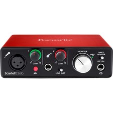 Focusrite Scarlett Solo - USB 2.0 Audio Interface (2nd Generation)