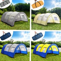 Tunnelzelt Campingzelt Familienzelt Gruppenzelt Camping Zelt 4-6 Personen