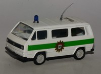 Conrad Scale 1/43 - VW T3 Bus Polizei grün/weiß