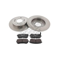 Bremsscheiben Bremsbeläge Bremsen Satz hinten Hyundai i10 KIA Picanto