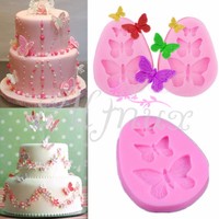 1Stk Schmetterling Spitze Silikonform Kuchen Fondant Form Handwerk Dekoration