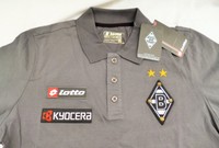 Borussia Mönchengladbach Poloshirt Gr. L  Farbe Graphite Aplikationen