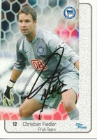 Christian Fiedler   Hertha BSC Berlin  Trading Card - 168828
