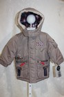 NWT Boys Toddler LONDON FOG Coat Jacket Hood Tan Fleece Lined 12M IMMEDIATE SHIP