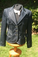 Gerry Weber Hosenanzug Blazer Jacke Gr. 36 / Hose Gr. 38 dunkelblau Business