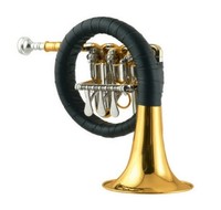 GiMa Fürst-Pless-Horn (Bb) Jagdhorn mit Flügelventilen, Drehventilen