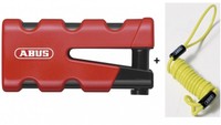ABUS Sledg 77 grip Bremsscheibenschloss Level 17 Motorradschloss rot rot