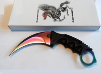 HIMMELSSCHMIEDE Counter Karambit FADE GO Skin Real Knife CS Strike Messer