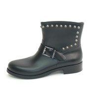 Diesel Rain Boot  Gummistiefel mit Nieten Schwarz