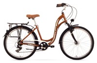 ROMET Symfonia 26 Zoll Damenfahrrad Alu Rahmen 6 Gang SHIMANO, Nabenynamo