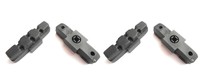 4x Bremsgummi Bremsbelag schwarz für Magura hydraulische Felgenbremse HS-11 HS33