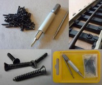 SCHWELLEN-GLEISSCHRAUBEN für TRIX TRIX-EXPRESS H0 / "START-SET" VERSANDFREI (D) 