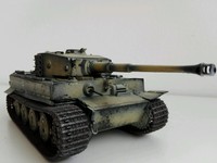 1:35 gebaut Tiger German Tank Wehrmacht  Panzer WW2 Modellbau probuilt