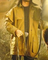 Kurzer Duster Oil- Wachsmantel Hellbraun M-L-XL-XXL   NEU