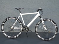 28er Mountainbike Fitness Trekking Fahrrad MTB Bike 24 Gang Crosser weiss