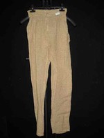 Lässige Damen Designer Sommer Freizeit Leinen Hose BRIKETTE natur Gr.S 36/38 neu