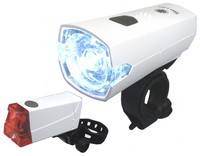 LED Fahrradlampe Fahrrad Licht  mit StVZo Scheinwerfer Set Rücklicht Vorderlicht