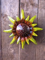 SONNE AUS METALL MIT WIRKLICH TOLLER AIRBRUSH LACKIERUNG