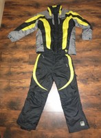 Ski Anzug 2 tlg schwarz gelb grau Hose 152 Jacke 164 Speedfreak