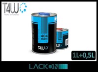 T4W 404 Acryl Klarlack matt 2:1 Set: 1,0 Liter Klarlack + 0,5 Liter Härter