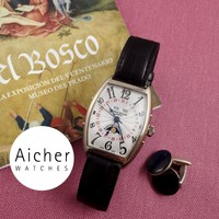 Franck Muller Master Of Complications Calendar  Weib Gold 18kt  2850 Herren Uhr 