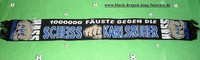 Anti Karlsruhe Schal "Scheiss." + neu und ungebraucht +