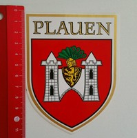 Aufkleber/Sticker: Plauen (15061615)