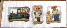 boyds teddy bear wunnerful village old truck town accessory miniature small