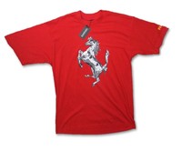 T-SHIRT Tee Formula 1 Scuderia Ferrari F1 NEU Silber Horse Grafik Rot XL DE