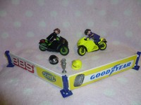 ✿ Playmobil ♥ 2 Motorräder ♥2 Figuren ♥ Rennen/Fahren/Cross/Motorrad♥rar/selten