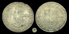St-Pubd - Charles I - Nicholas Briot's 1st Milled Iss. Shilling, 1631-2Ad. Rare+