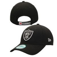 Oakland Raiders NFL Football New Era 9forty Cap Kappe One Size Klett Velcro