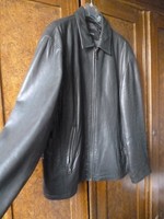 Jacke Leder Herren schwarz Milestone Neuseeland Lamm Gr. 54 Reißv. hochwertig