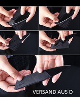 Kreditkartenmesser Faltmesser Klappmesser Campingmesser Taschenmesser Messer