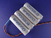 Empfänger Akku Panasonic Eneloop AA 4,8V Flach Stecker für Graupner-JR