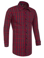 Klassische Herren Freizeit Hemd 100% Baumwolle Langarm Hemd Hemden S - XL neu