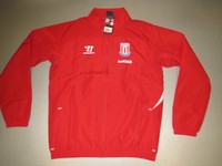 Training Präsentations Jacke Stoke City 14/15 Orig Warrior Gr L neu